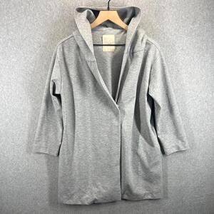 Mjuka Hooded Cardigan Wrap‎ 3/4 Sleeve Womens M See Measurements Soft EUC
